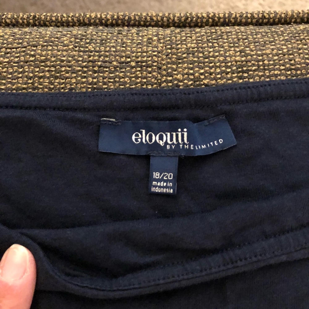 Black maxi skirt, Eloquii XL - Picture 3 of 3